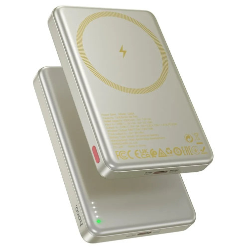 Повербанк Hoco Q26A Magnetic PD 20W (10000 mAh) (Gold)