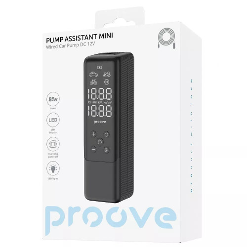 Автомобильный компрессор Proove Pump Assistant Mini 85 Вт (Black)