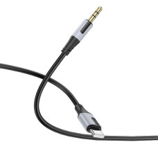Аудиокабель AUX Borofone BL19 Type-C – 3.5 мм (1 м) (Black)