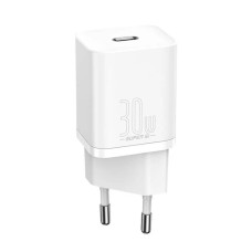 Сетевое зарядное устройство Baseus Super Si USB-C (30W · 3A) (CCSUP-J02) (White)