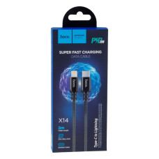 Кабель Hoco X14 Type-C – Lightning (2 м · 20W · 2.4A) (Black)