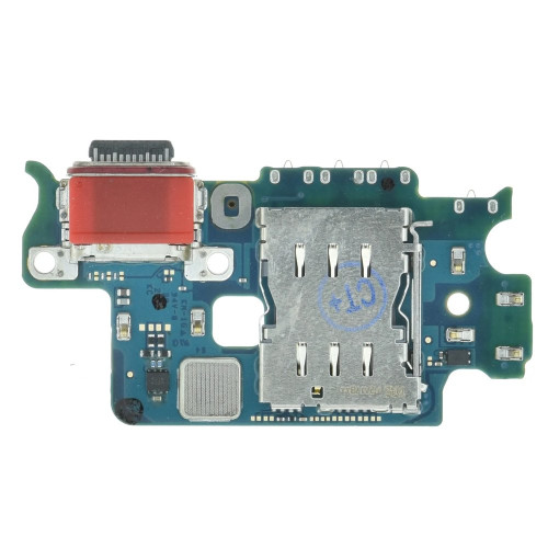 Нижняя плата для Samsung S911U Galaxy S23 (USA version) с разъемом зарядки и микрофоном (Original Used)