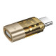 Перехідник Hoco UA36D Type-C – Lightning (Gold)