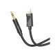 Аудіокабель AUX Hoco UPA30 Lightning – 3.5 мм (1 м) (Black)