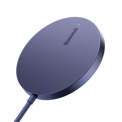 Беспроводное зарядное устройство Baseus Simple Mini3 Magnetic Wireless Charger (15W) (Purple)