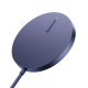 Беспроводное зарядное устройство Baseus Simple Mini3 Magnetic Wireless Charger (15W) (Purple)