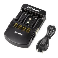 Зарядное устройство LiitoKala Lii-NL4 для аккумуляторов AA, AAA и других, 4 слота