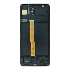 Дисплей для Samsung A750 Galaxy A7 (2018) с тачскрином в рамке (Black) (IPS)