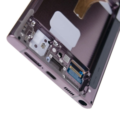 Дисплей для Samsung S908 Galaxy S22 Ultra з тачскріном в рамці (Burgundy) (Original)