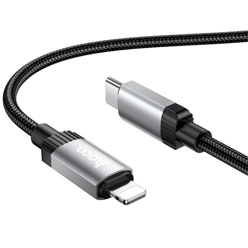 Кабель Hoco X117 Star Type-C – Lightning (1 м · 27W · 3A) (Black)