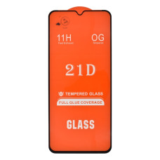 Защитное стекло в тех упаковке для Samsung A037 Galaxy A03s (2021) (Full Glue) (0.3 мм, 2.5D) (Black)
