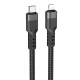 Кабель Hoco U110 Type-C – Lightning (1.2 м · 20W · 3A) (Black)
