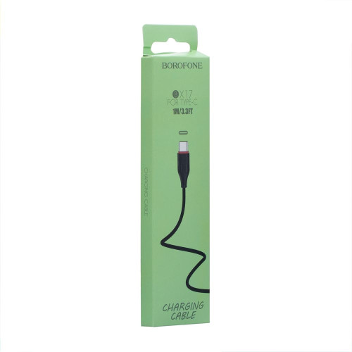 Кабель Borofone BX17 USB-A – Type-C (1 м · 10W · 2A) (Black)
