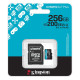 Карта памяти Kingston Canvas Go Plus microSDXC 256GB + адаптер SD