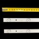 Пряма підсвітка для телевізора Telefunken 32″ 4C-LB320T-GY6 (2 планки по 554 мм, 6 LED, лінза 15,5 мм, 3 В)