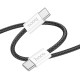 Кабель Hoco X104 Type-C – Type-C (1 м · 60W · 3A) (Black)