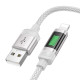 Кабель Hoco U126 USB-A – Lightning (1.2 м · 12W · 2.4A) (Gray)