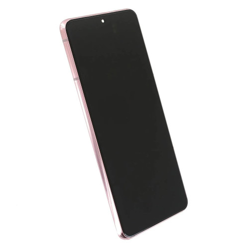 Дисплей для Samsung G991 Galaxy S21 с тачскрином в рамке (Pink) (Original)