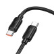 Кабель Hoco X115 Surpass Type-C – Type-C (1 м · 240W · 5A) (Black)
