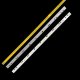 Пряма підсвітка для телевізора Bravis 32″ 303DG315033 (1 планка 570 мм, 10 LED, лінза 13 мм, 3 В)