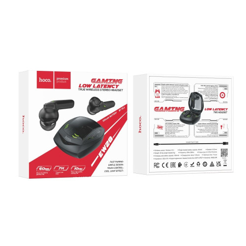 Навушники Bluetooth Hoco EW28 TWS (Black)