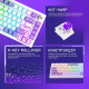 Клавіатура бездротова Proove Gaming Coupe (Ukraine Layout) (White/Purple)
