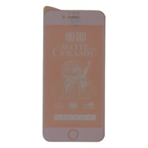 Защитная пленка Ceramic Matte для Apple iPhone SE (2nd gen) (2020) (Full Glue) (White)