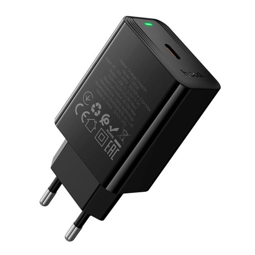 Сетевое зарядное устройство Hoco CS93A USB-C (20W · 3A) (Black)