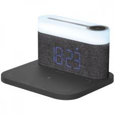 Беспроводное зарядное устройство ночник Proove Day & Night dark gray