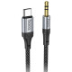 Аудіокабель AUX Hoco UPA26 Type-C – 3.5 мм (1 м) (Black)