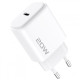 Мережевий зарядний пристрій Proove Silicone Power 2 USB-C (20W) з кабелем Type-C – Lightning (Black)