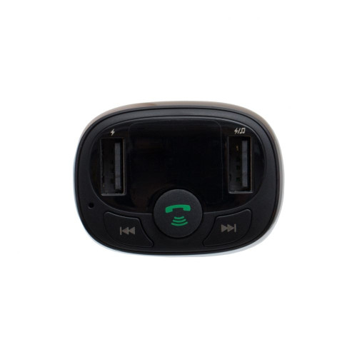 FM-модулятор Baseus S-09A T-typed 2xUSB-A (12W · 2.4A) (Black)