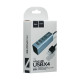 USB-хаб Hoco HB1 (4xUSB-A · 0.8 м) (Silver)
