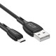 Кабель Borofone BX86 USB-A – Micro-USB (1 м · 12W · 2.4A) (Black)