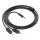 Аудиокабель AUX Hoco UPA28 2RCA – 3.5 мм (1.5 м) (Black)