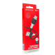Кабель Borofone BX84 USB-A – Micro-USB (1 м · 12W · 2.4A) (Black)