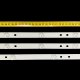 Пряма підсвітка для телевізора Akai 39″ E39F2000 (3 планки по 684/730 мм, 6/7 LED, лінза 15,5 мм, 6 В)