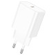Мережевий зарядний пристрій Borofone BA71A USB-C (20W · 3A) (White)