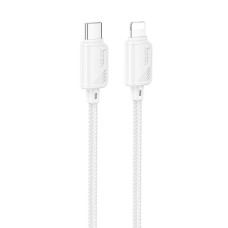 Кабель Hoco X113 Beneficio Type-C – Lightning (1 м · 27W · 3A) (White)