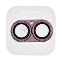 Захисне скло камери KRONOS для Apple iPhone 16 Plus (Full Protect) (Pink)
