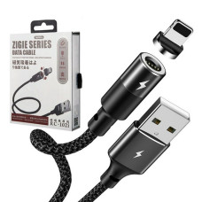 Кабель Remax RC-102i Magnetic USB-A – Lightning (1.2 м · 15W · 3A) (Black)