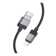 Кабель Hoco X110 Honorific USB-A – Lightning (1 м · 12W · 2.4A) (Black)