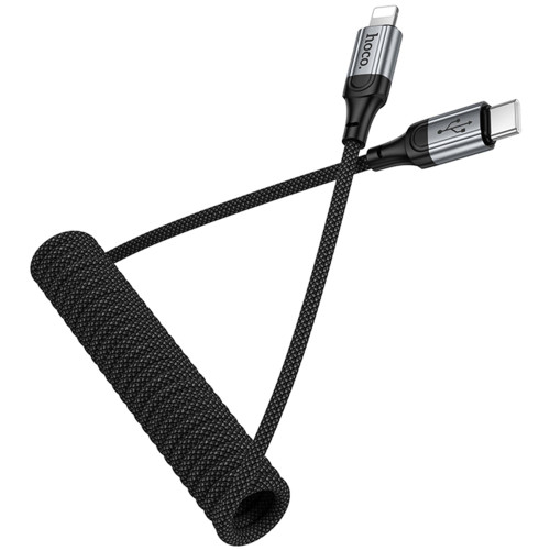 Кабель Hoco X121 Type-C – Lightning (1.5 м · 27W · 3A) (Black)