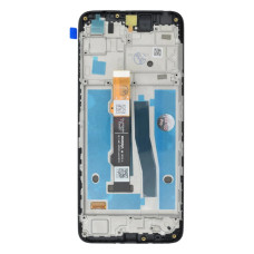 Дисплей для Motorola XT2233 Moto G42 з тачскріном в рамці (Black) (OLED)
