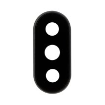 Стекло камеры для Xiaomi Redmi Note 5 Pro в рамке (Black) (Original)