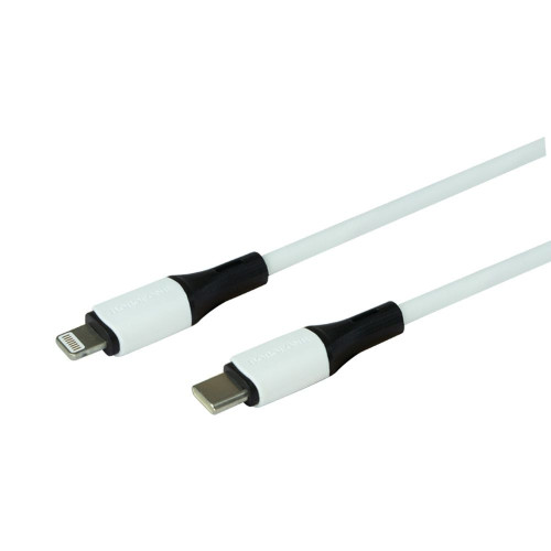 Кабель Borofone BX79 Silicone Type-C – Lightning (1 м · 20W · 2.4A) (White)