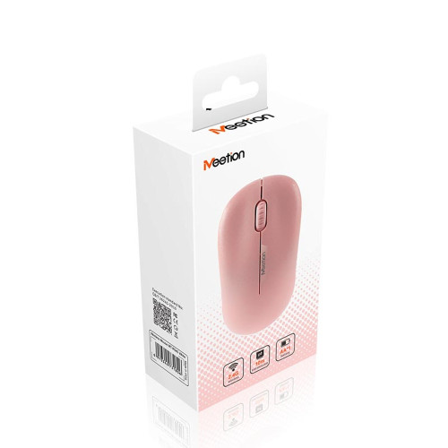 Мышка беспроводная MeeTion MT-R545 (1600 DPI) (Pink)