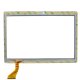 Сенсорное стекло для Teclast TPad 98 (универсальное №425) (Размер 167x237 мм) 50 pin (White) (Отверстие под камеру смещено влево) (version 01)