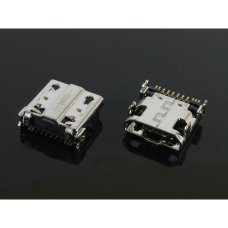 Разъем зарядки для Samsung M919 Galaxy S4 11 pin (4 креплений) (контакты снизу) (Micro USB) без шлейфа