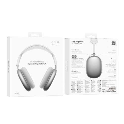Наушники Bluetooth Borofone BO35 (Silver)
